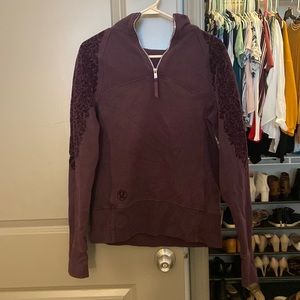 LuluLemon purple quarter zip